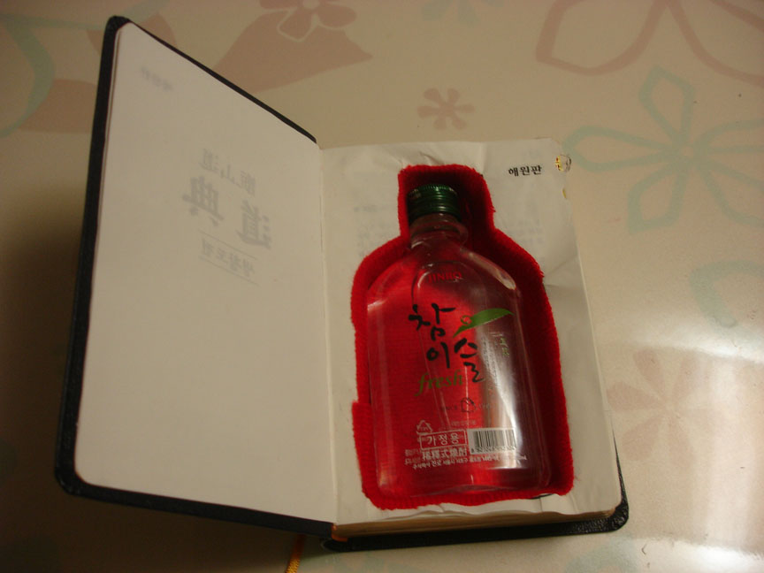 Booze in a Bible (or any book you prefer)