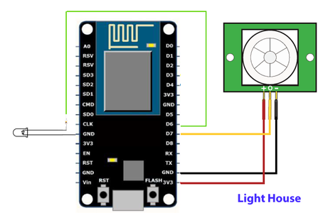Interface PIR Sensor With NodeMCU : 6 Steps (with Pictures) - Instructables