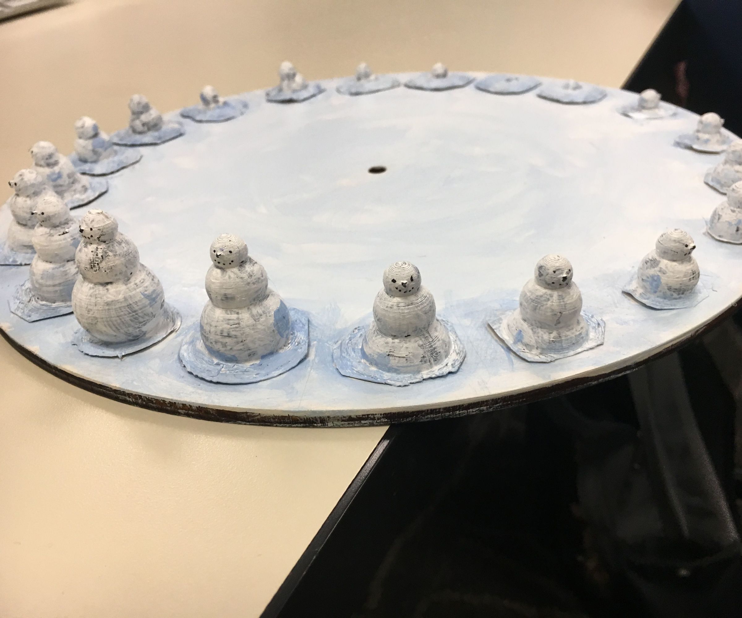 Melting Snowman 3d Zoetrope