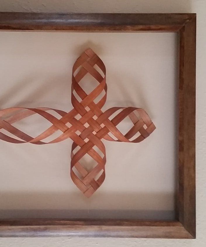 Woven Wood Cross in Time for Easter