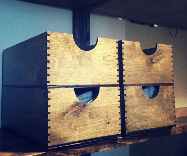 Forget Plastic! - Stackable Wooden Boxes