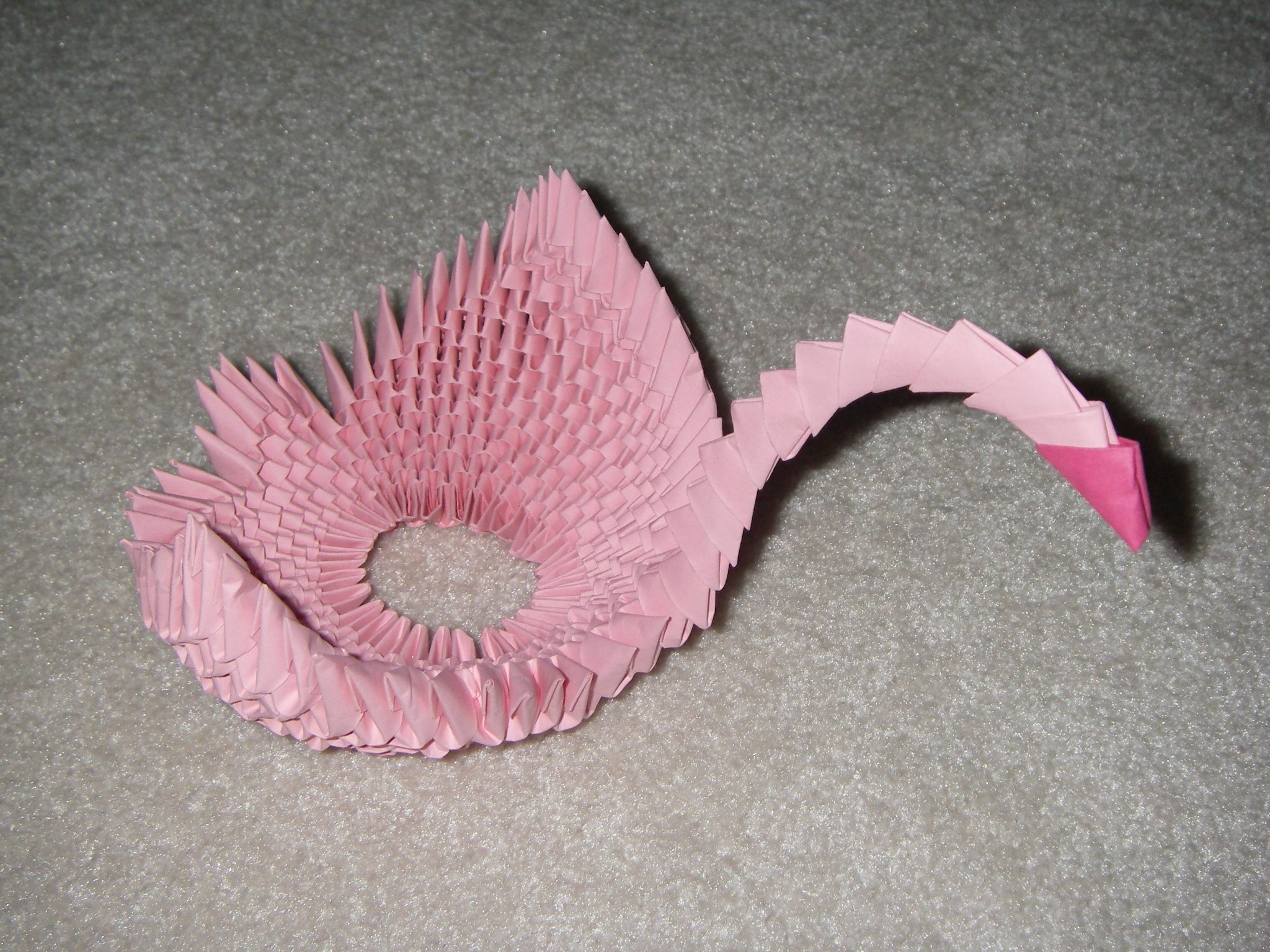 3-D Paper Swan