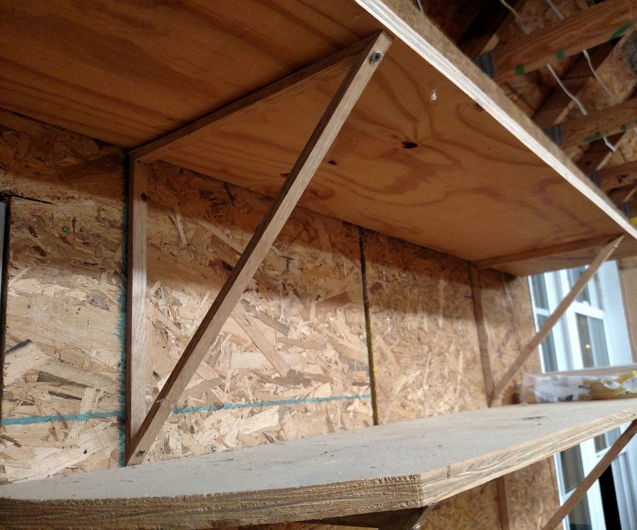 Simple shelving brackets