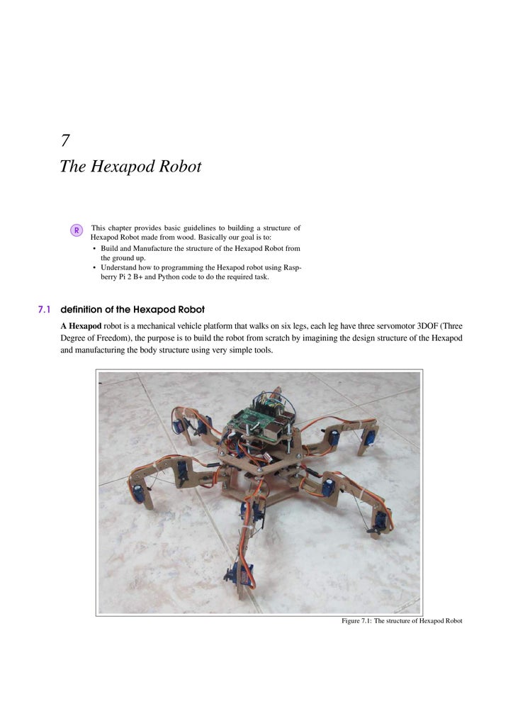 Raspberry Pi Hexapod Wooden Robot. : 11 Steps (with Pictures ...