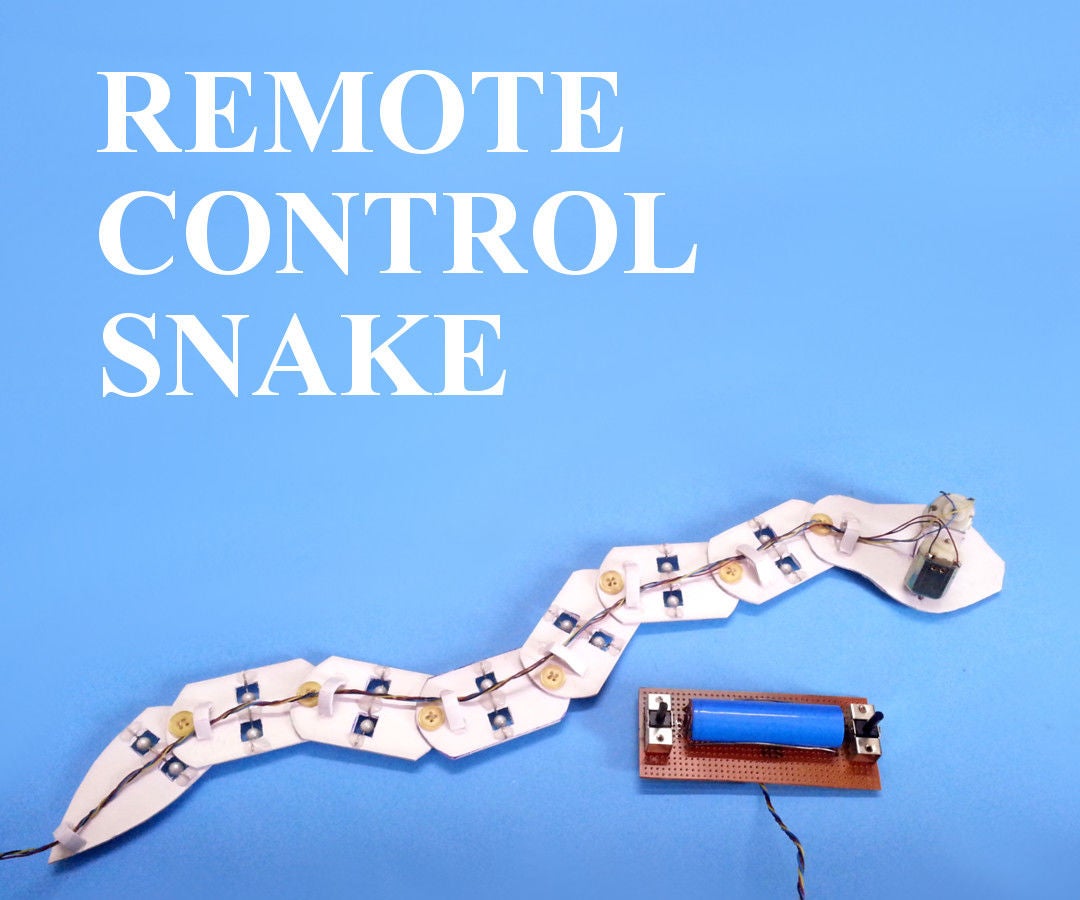 How to Make a Remote Control Snake 8 Steps (with Pictures