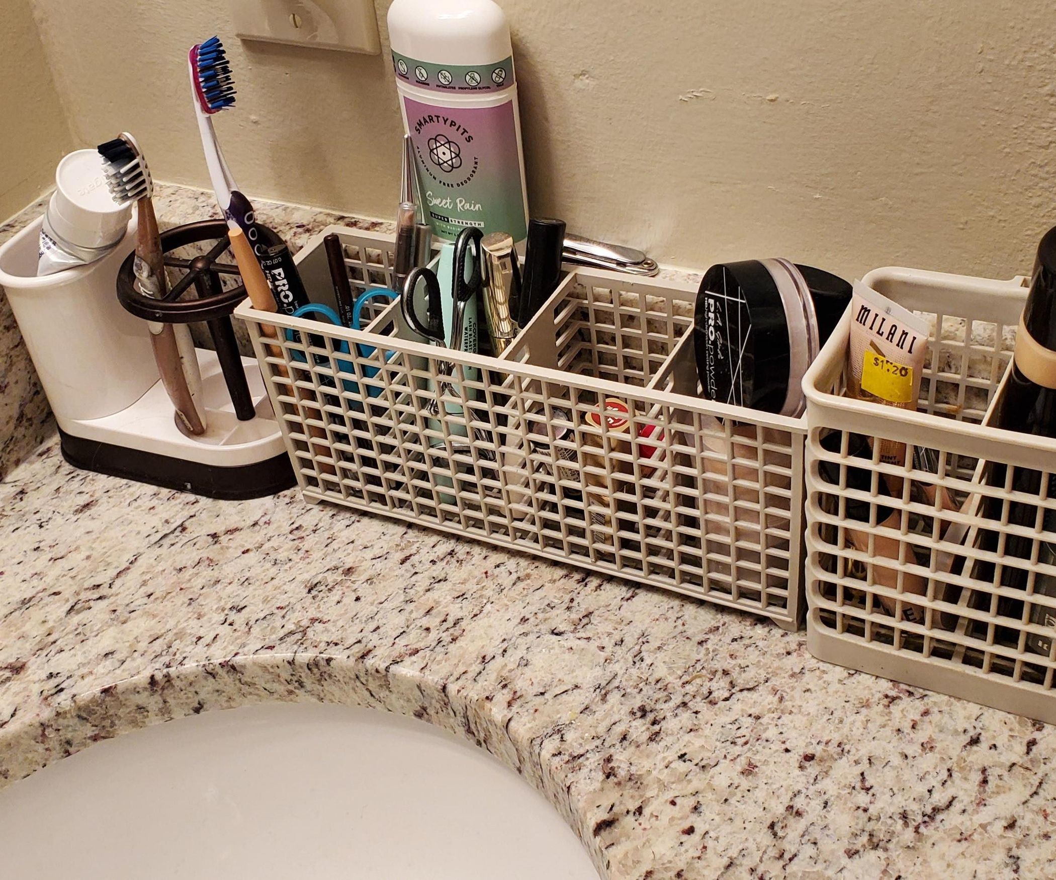 Upcycled Bathroom Sink Top Organizer - Instructables