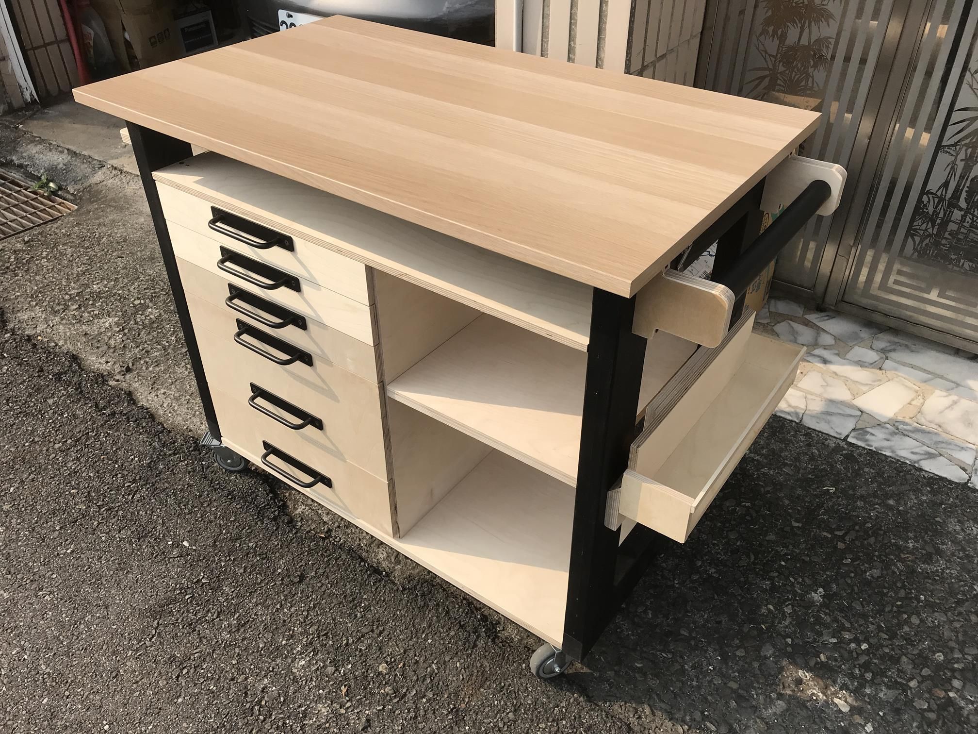 DIY Tool Cart / Kitchen Island 7 Steps (with Pictures) Instructables