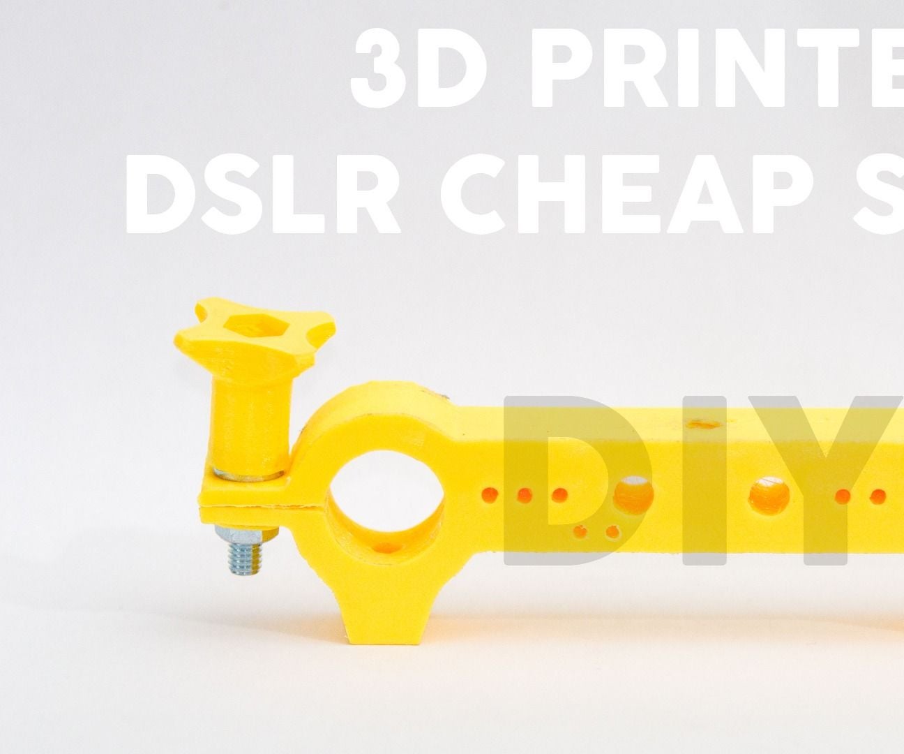 3D Printed DSLR Slider! Cheaper Than 20$ : 9 Steps (with Pictures ...