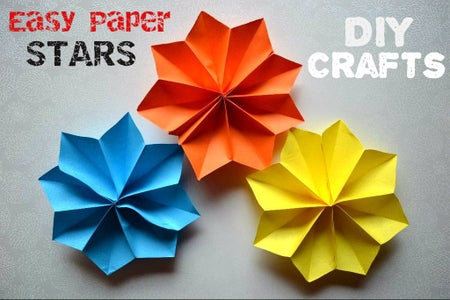 DIY Crafts Tutorials - Easy Paper Stars