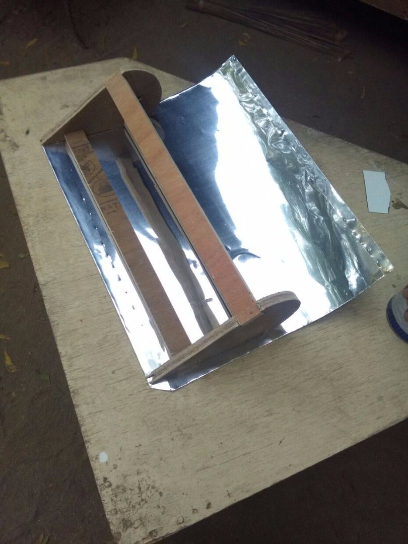 Step 3 : Take Thin Aluminum Foil and Joint As U See