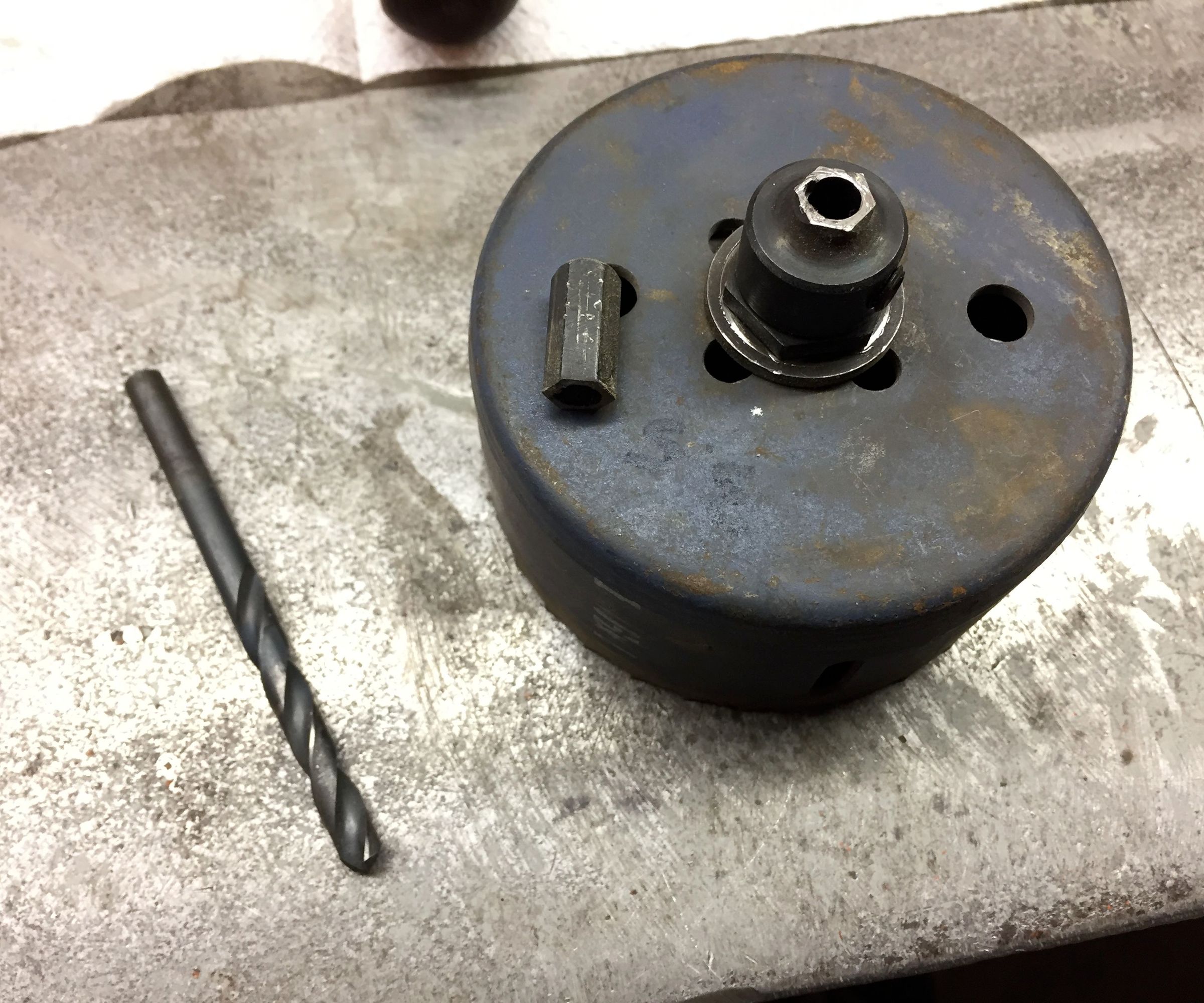 Hole Saw Arbor Fix