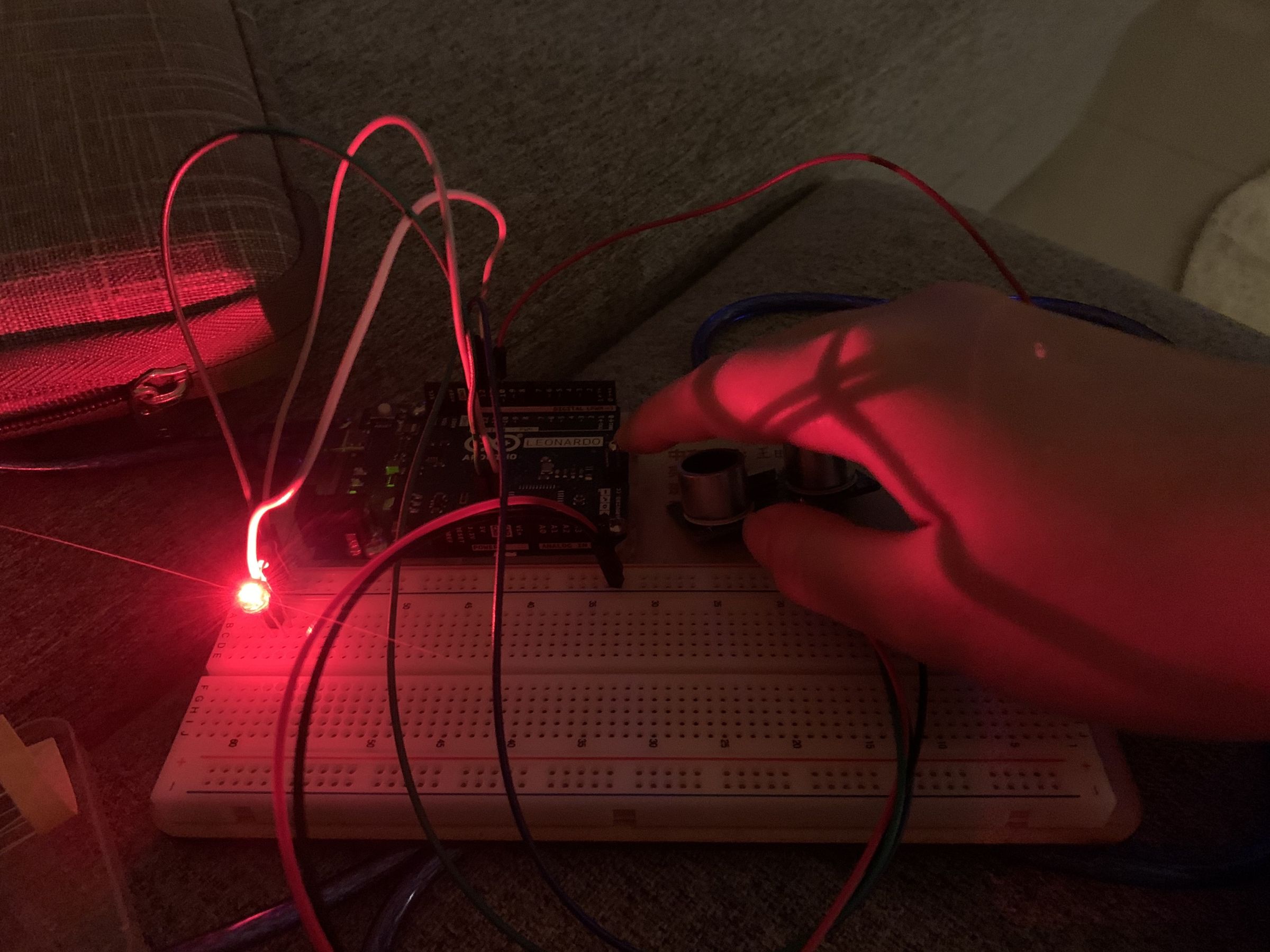 Simple Arduino and HC-SR04 Example