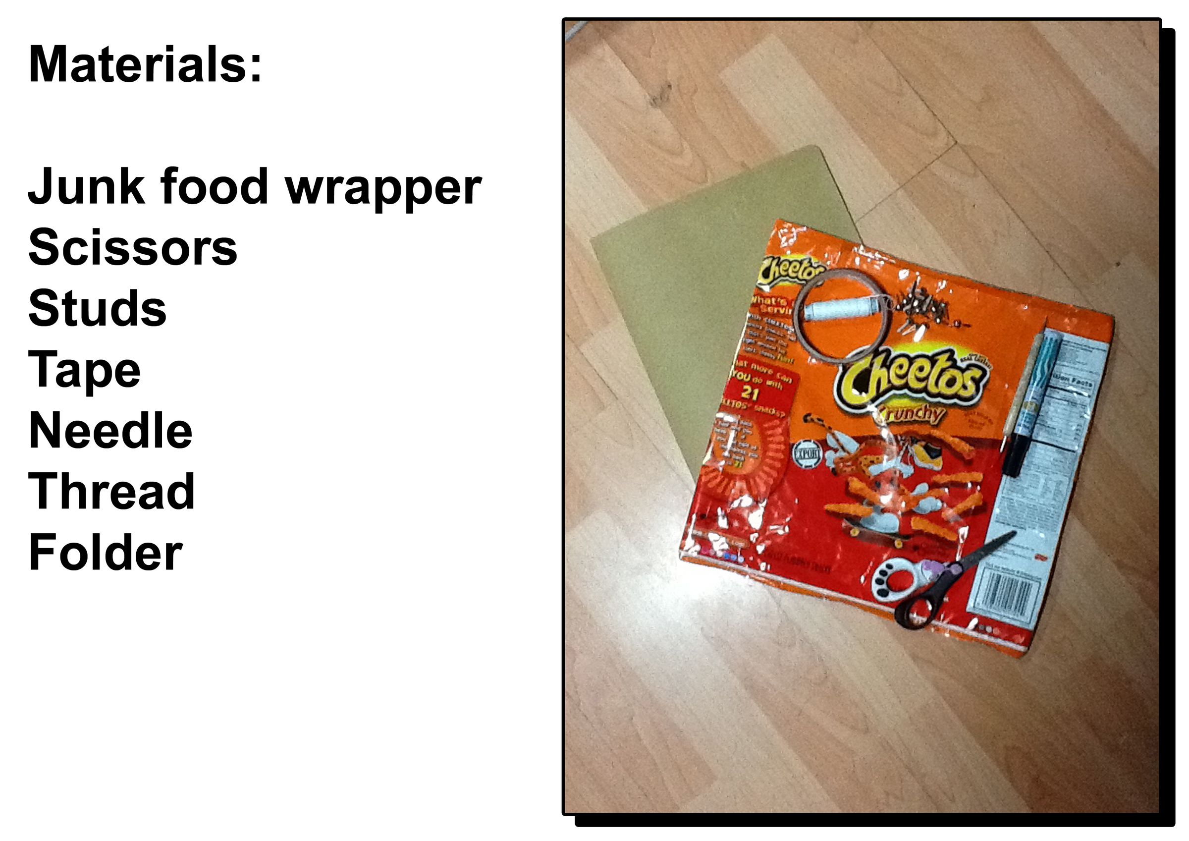 How to Make an Ipad Sleeve From a Junk Food Wrapper 5 Steps