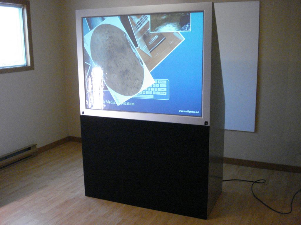 Back Projection 56 Inch Multitouch Television.