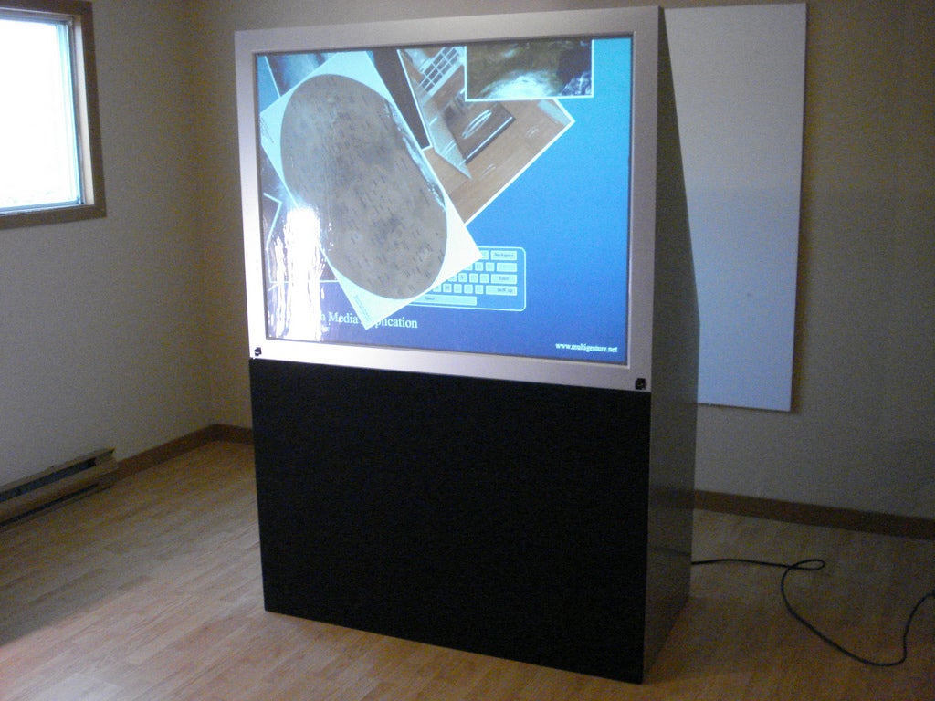 Back Projection 56 Inch Multitouch Television. 9 Steps (with Pictures