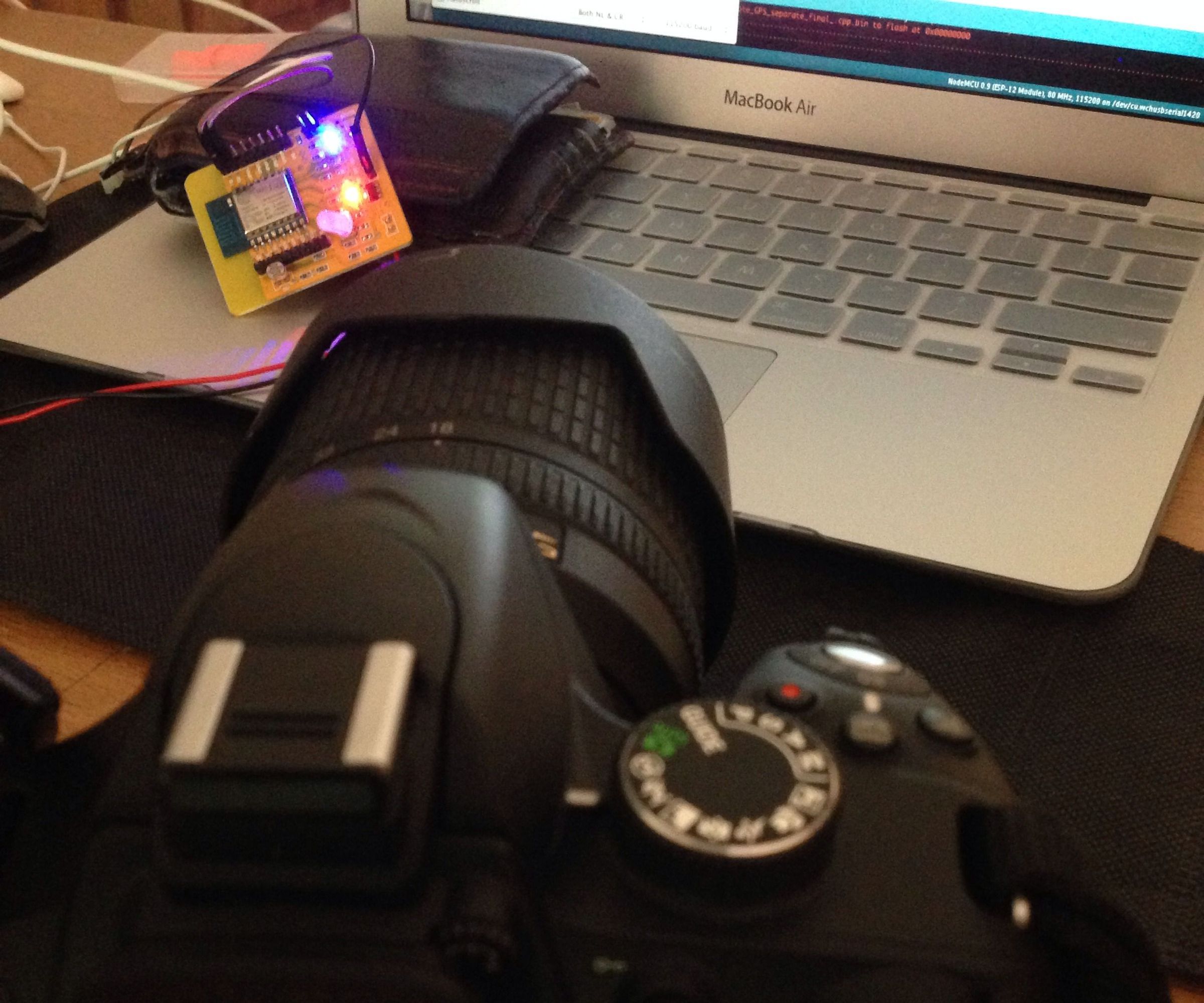 ESP8266+Smartphone Wireless Remote for DSLR with (possible) GPS for under $10