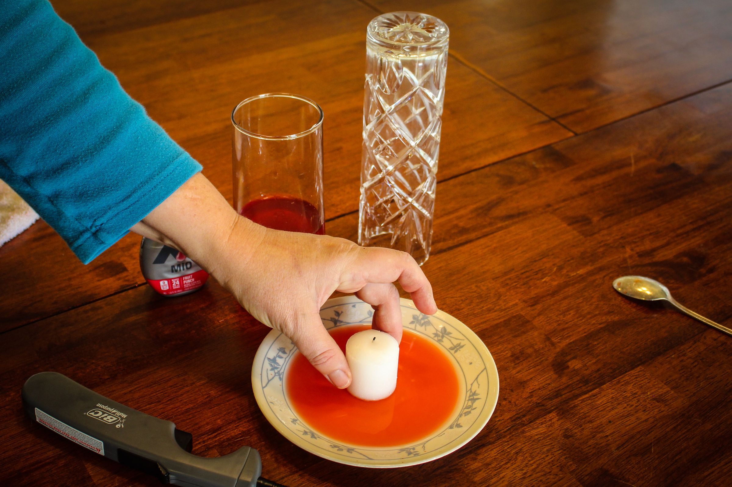 Burning Candle, Rising Water Experiment 7 Steps (with Pictures