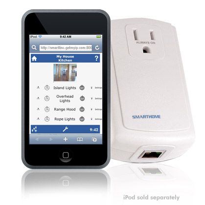 Home automation server with router