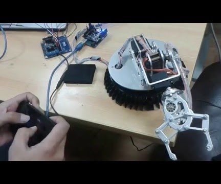 6 Dof Robotic Arm Controlled by 1Sheeled