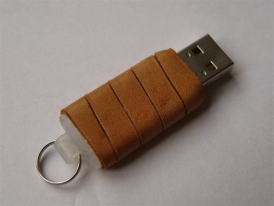 Wrap the Leather Firmly Around the Drive.