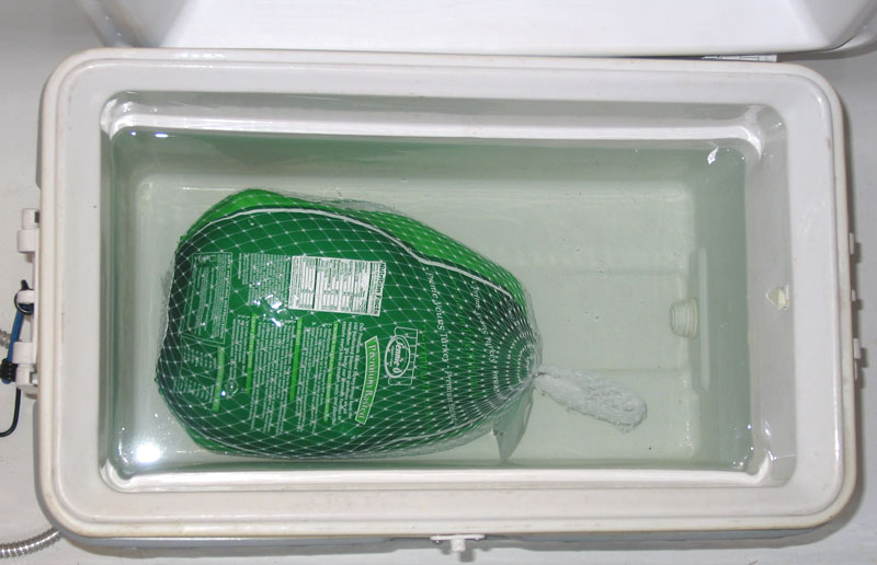 Easy / Cheap Passive Turkey Defrosting