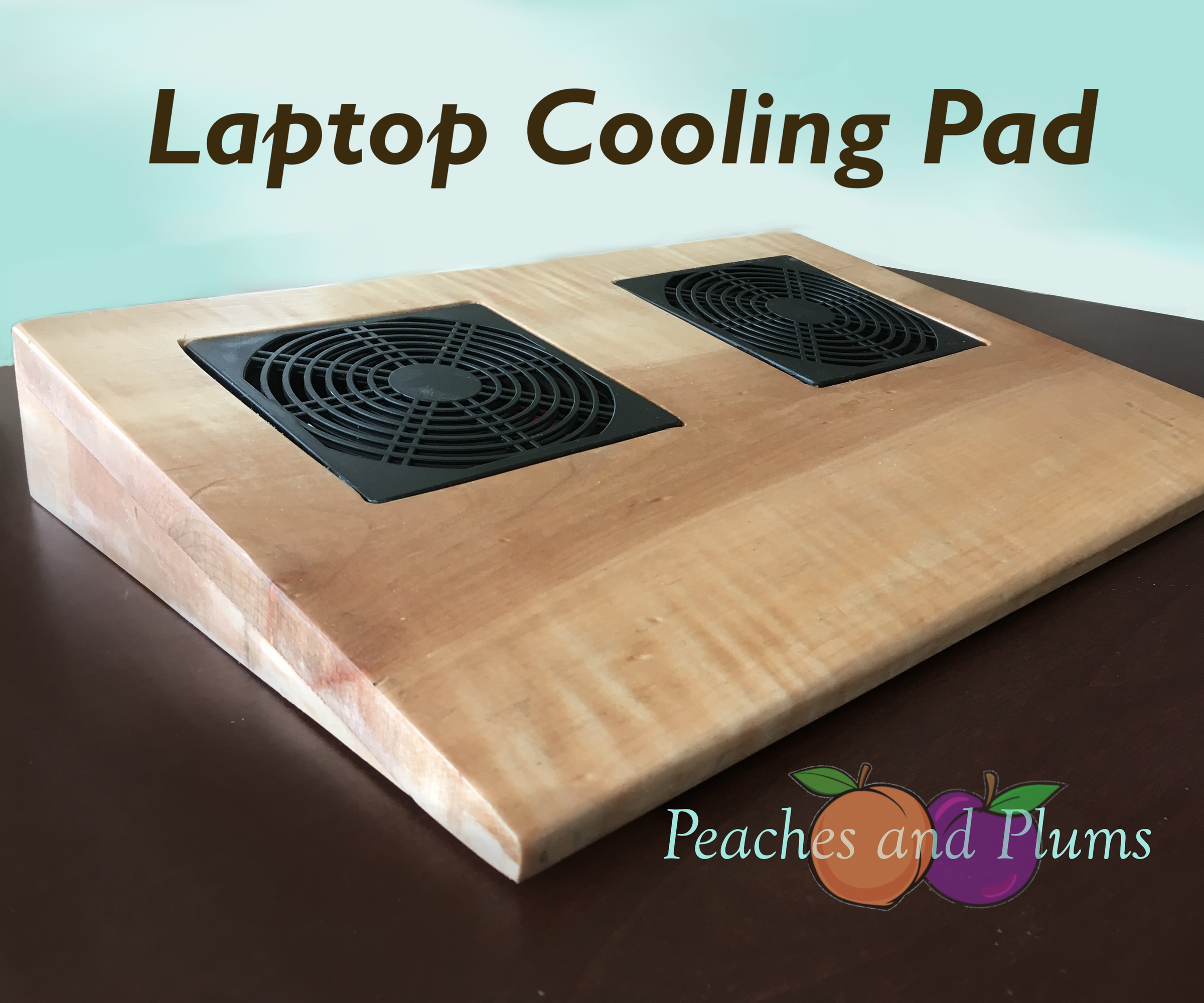 Wooden Laptop Cooling Pad