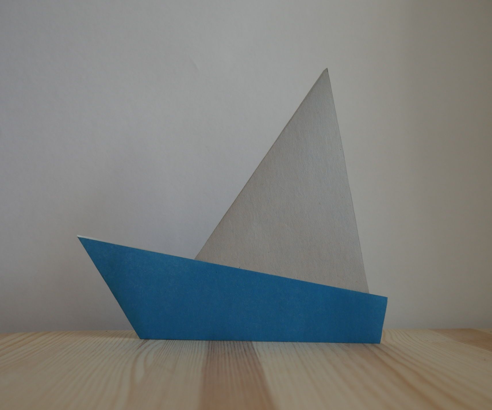 Origami. How to Make a Paper Sailer