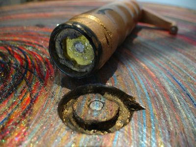 Glue Magnets Into the Spinner Handle and Spinner Top