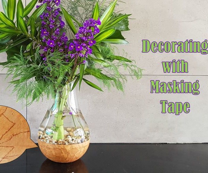 Decorating With Masking Tape