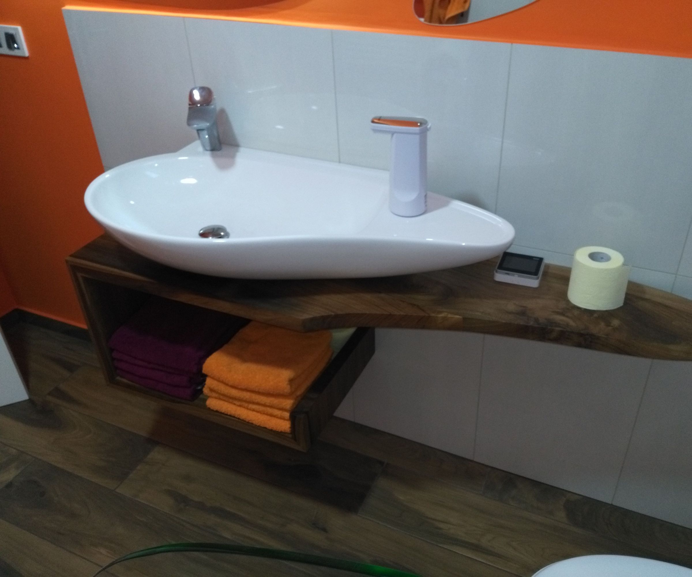 Walnut Bathroom Cabinet