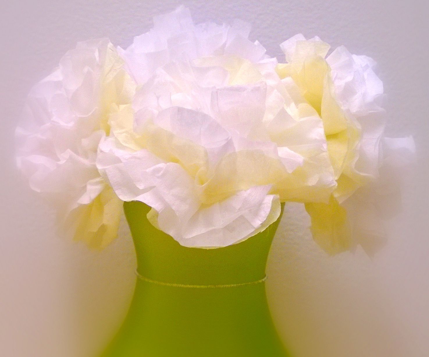 Tissue paper flowers