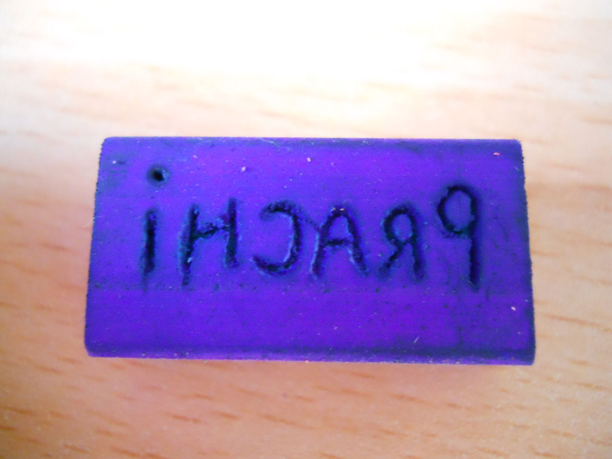 Eraser 'Name Stamp' Instructables