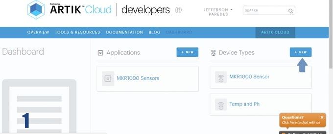 ARTIK Cloud Setup 1