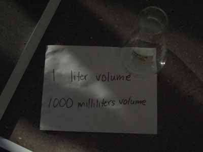 How Do One Cubic Meter and One Liter Compare?