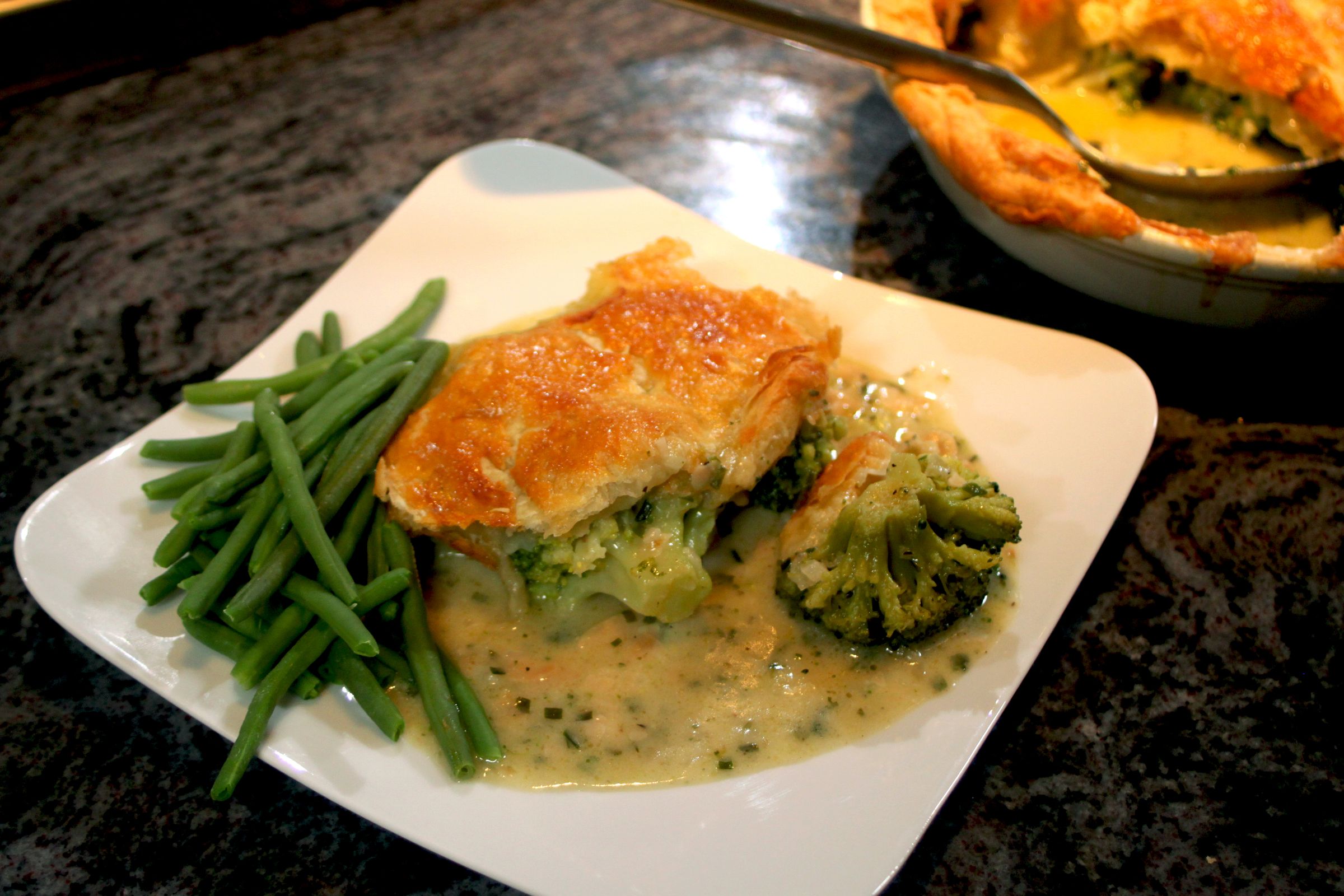 Cooking From Frozen With Aldo Zilli - Broccoli and Stilton Pie