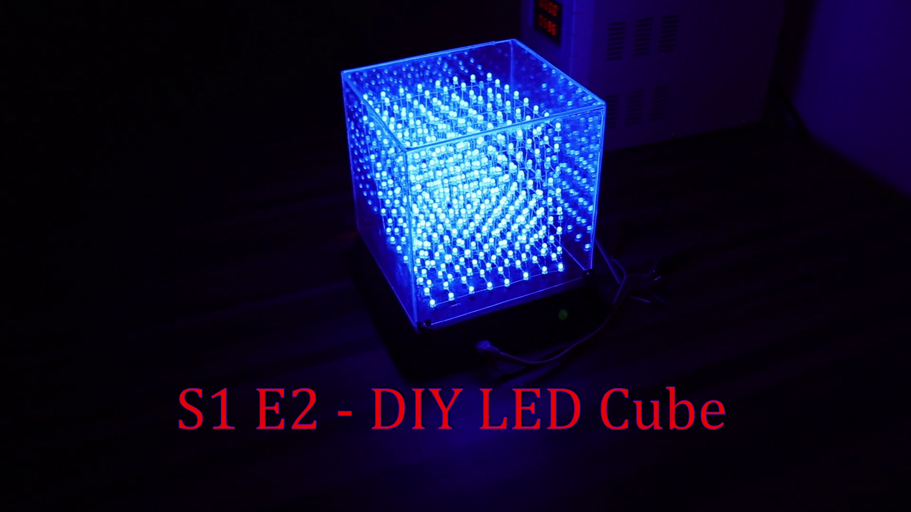 DIY LED Cube : 7 Steps Circuit Diagram