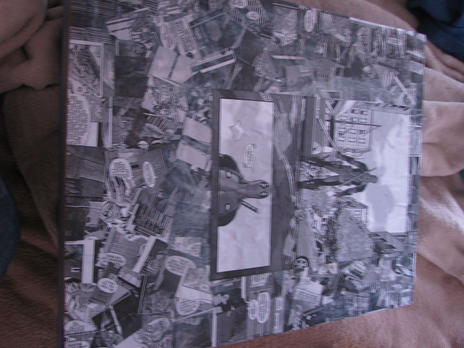 Comic Book Decoupage