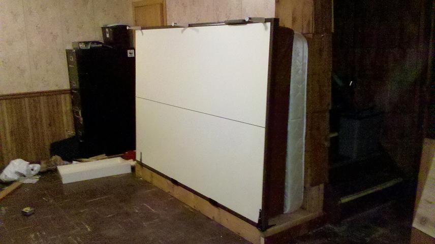 A Murphy Bed Installed Sideways