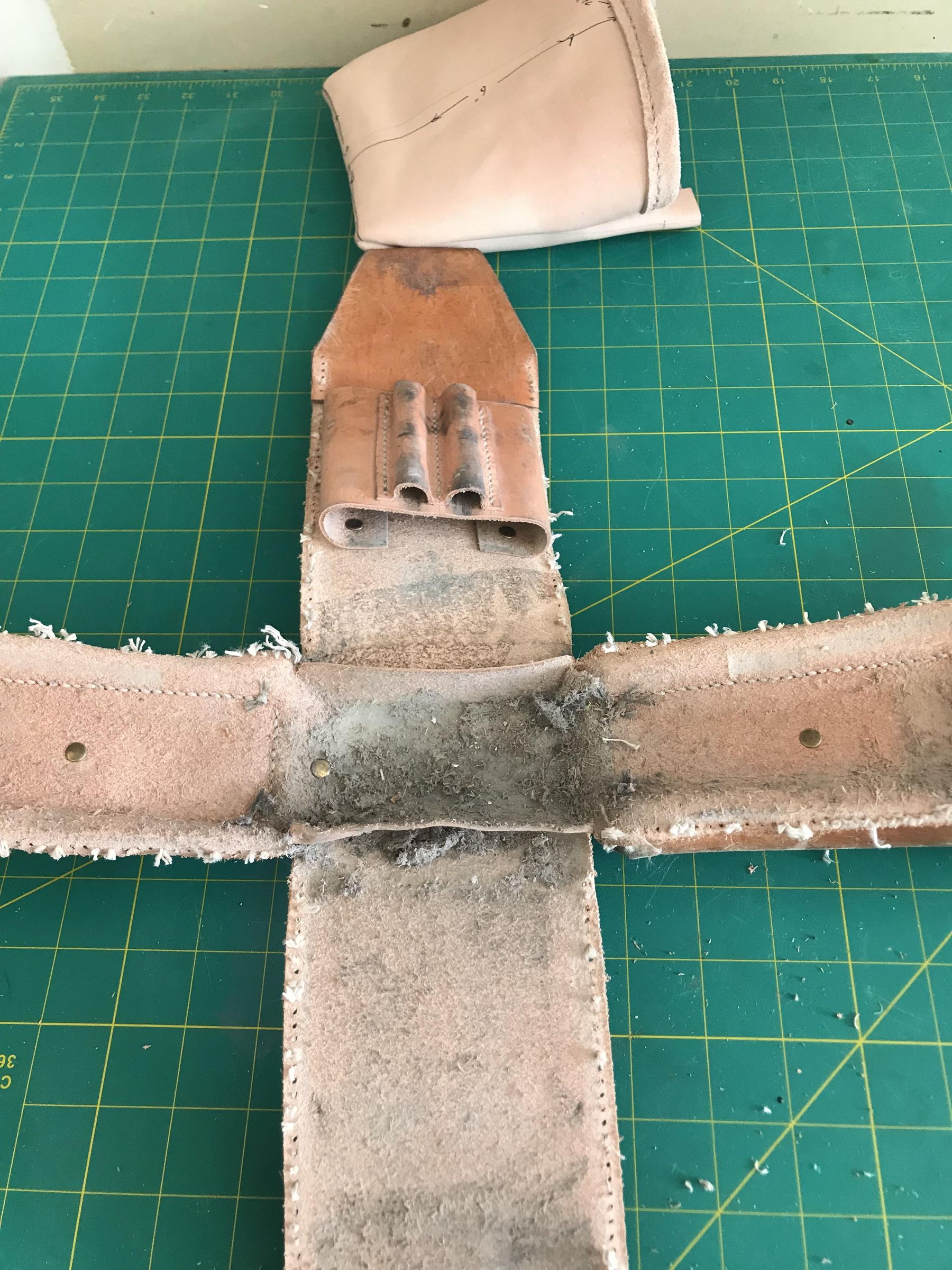 Tool Pouch Rebuild and Pattern Development 4 Steps (with Pictures