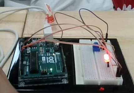 Adjustable Frequency of LED Using an Arduino