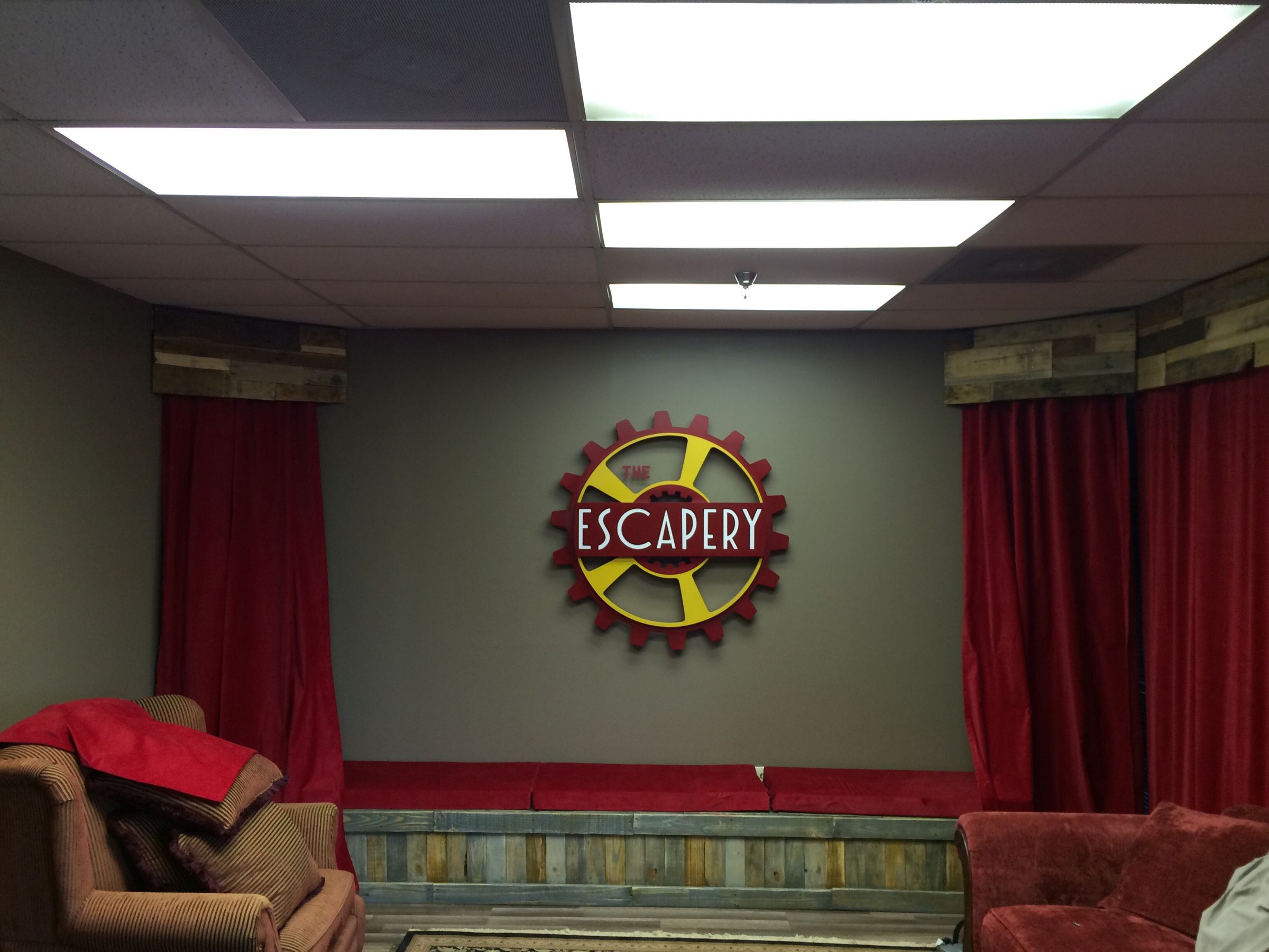 Rustic Pallet Wood Valences