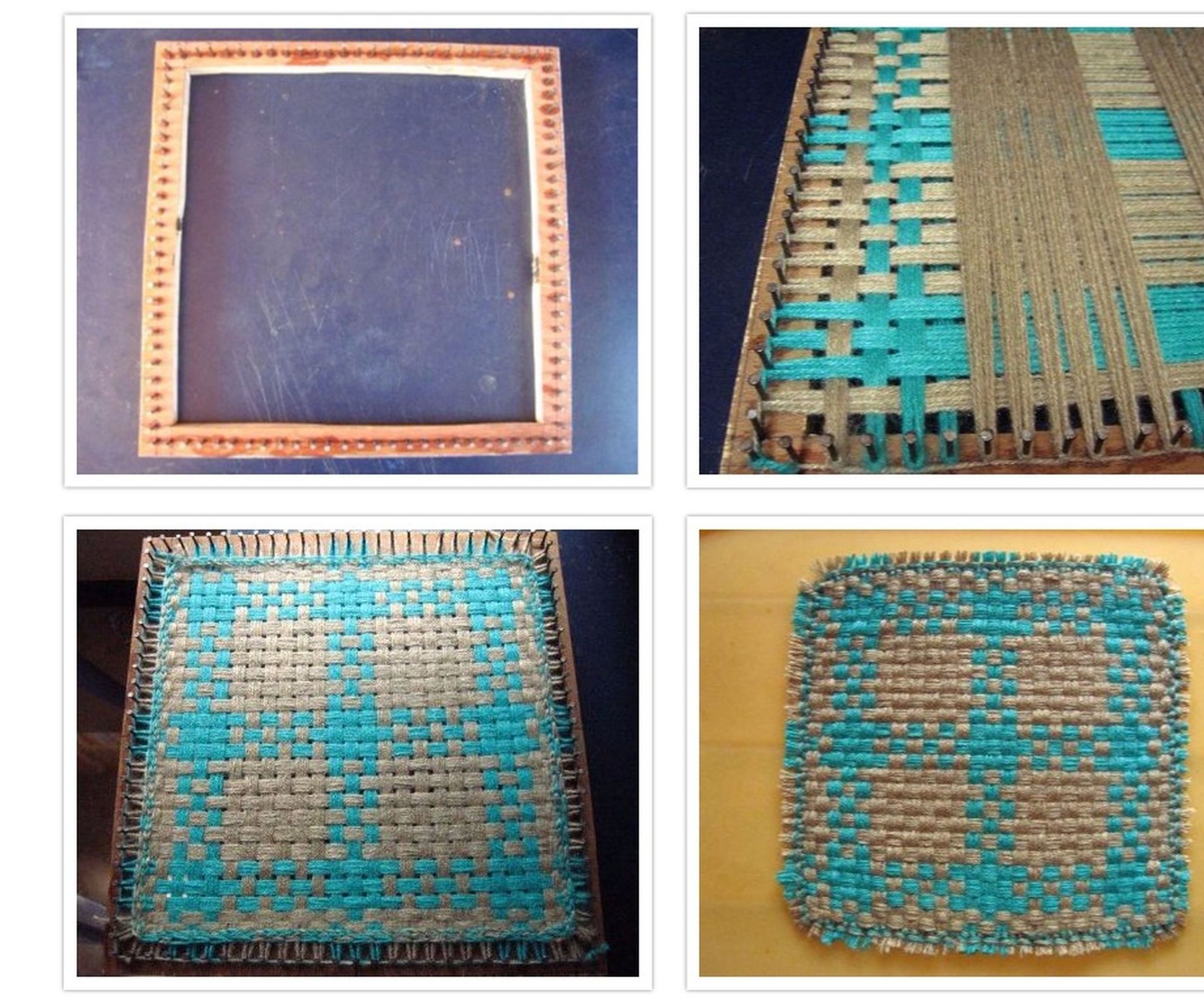 How to Make a Small Weaving Loom at Home
