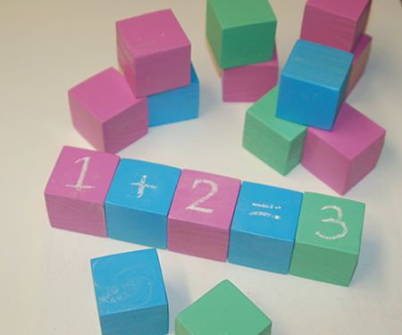 Chalkboard Educational Toy Blocks