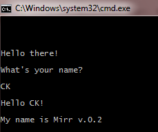 Simple ChatBot in PHP/CMD