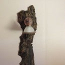 Burl Slab Night Stand