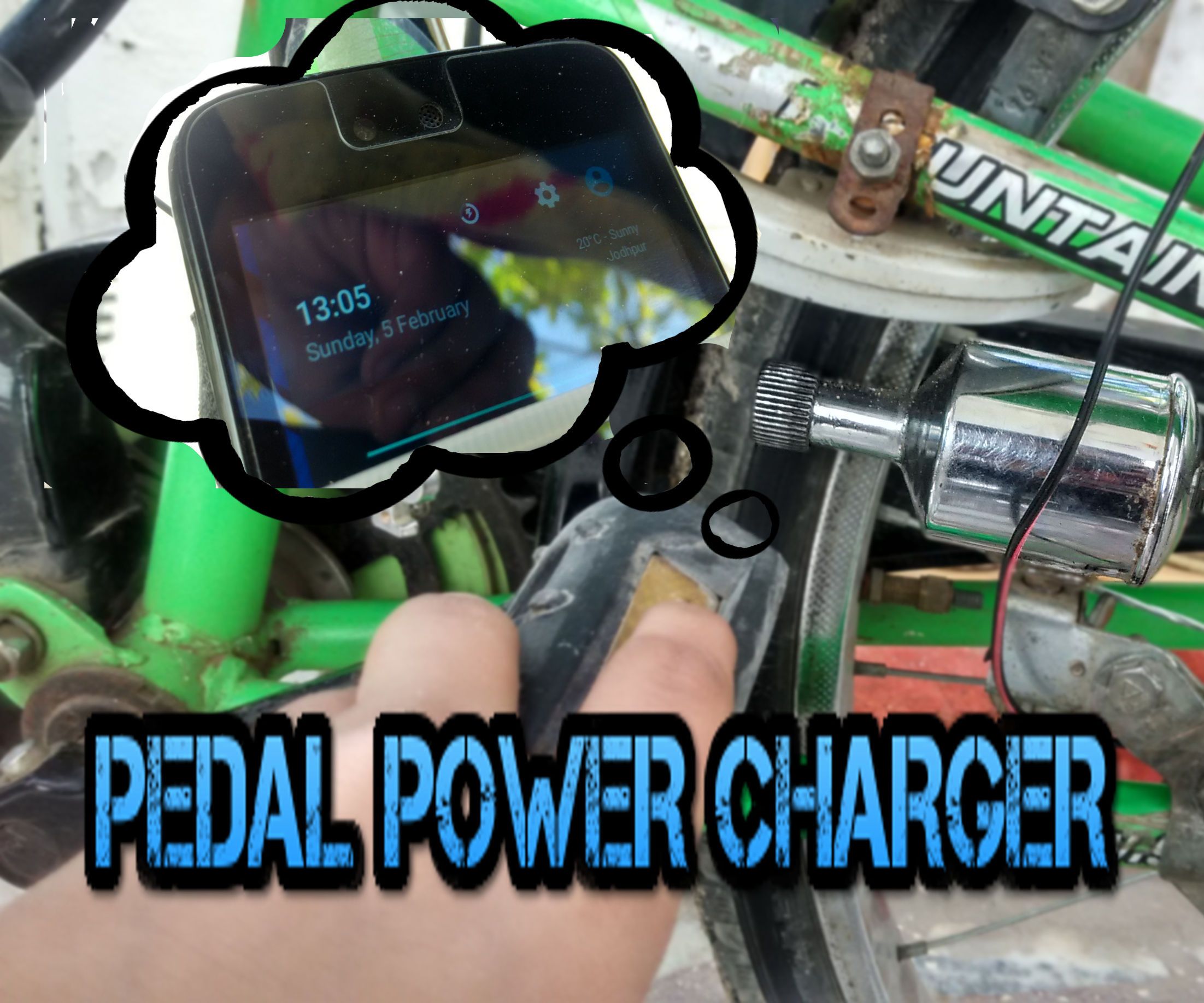 Charge Your Phone With Pedal Power