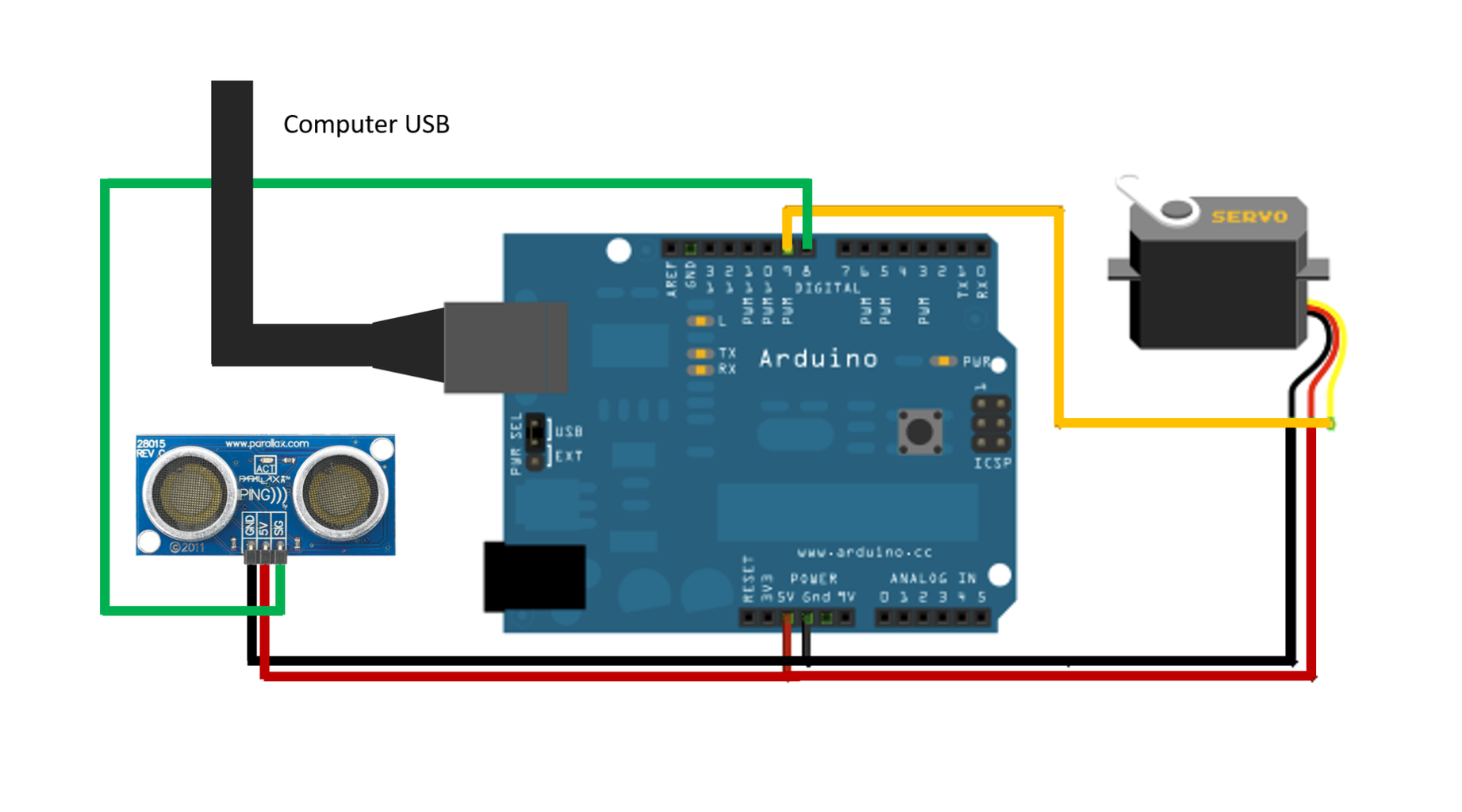 Making Radar Using Arduino, Ultrasonic Sensor, and MATLAB : 3 Steps ...
