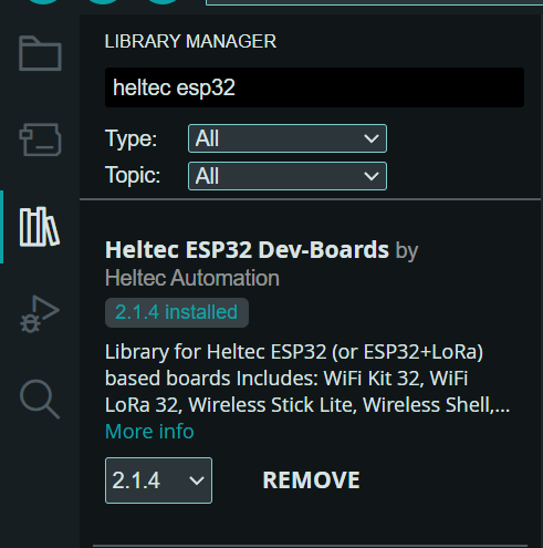 Setup LORAWAN Module