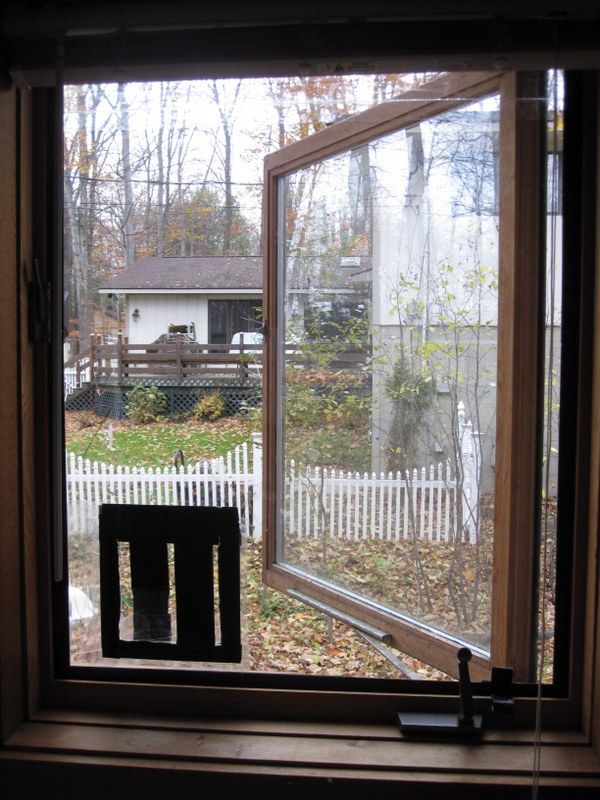Tang's Window Cat Flap