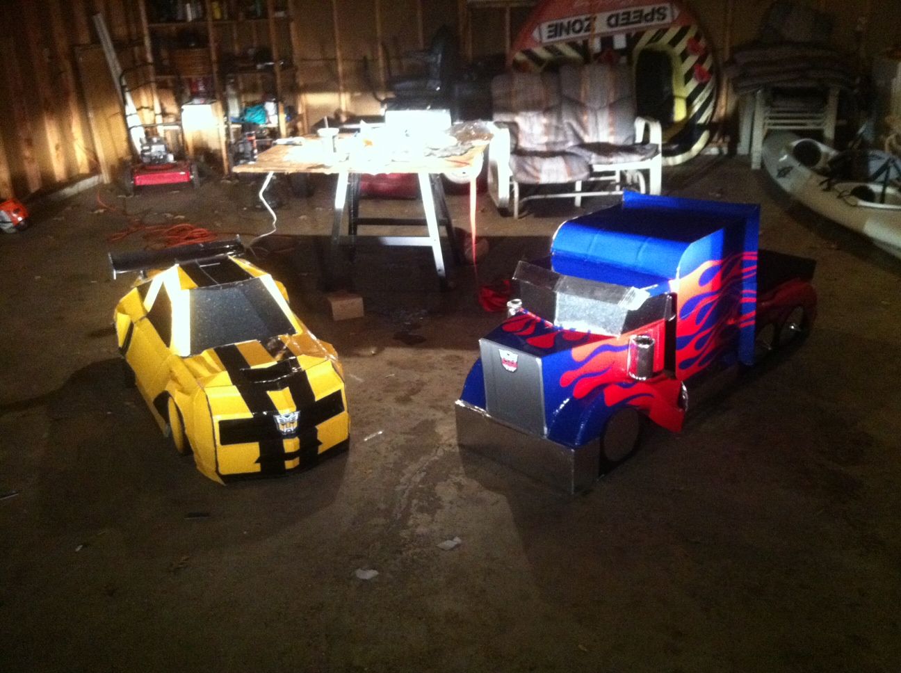 Optimus Prime and Bumble Bee